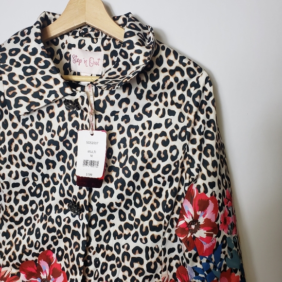 Floral-Cheetah Step'n Out Jacket - Picture 11 of 13
